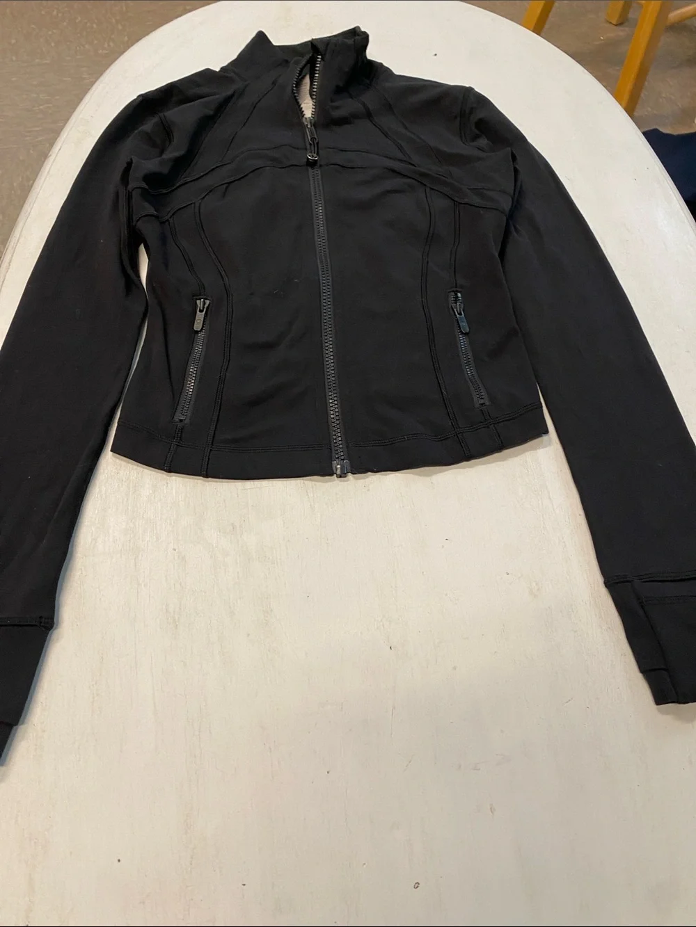 lululemon athletica Black Fitted Zip-Up